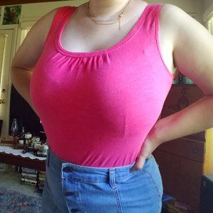 Bubblegum Pink Tank Top